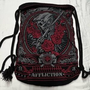 Affliction Drawstring Backpack